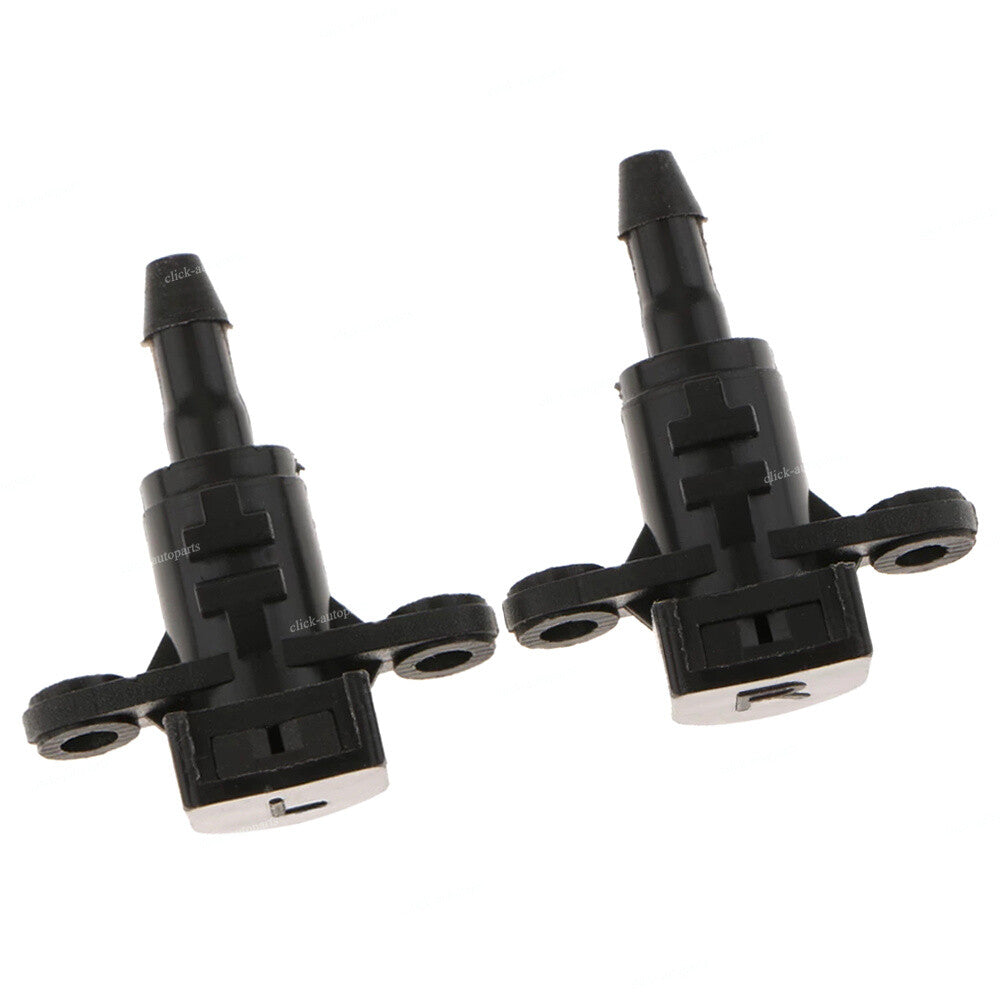 Pair Windshield Wiper Sprayer Washer Nozzle for Hyundai for Elantra Avante 2011-2014