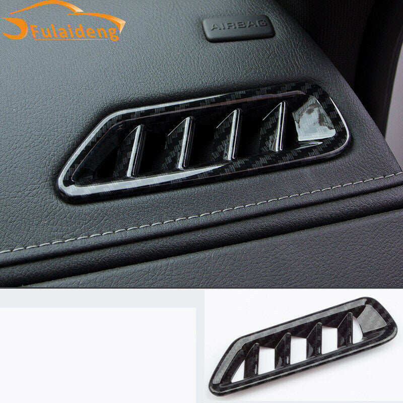 for Cadillac XT4 2018-2019 Carbon Fiber Car Interior Air Vent Outlet Frame Cover