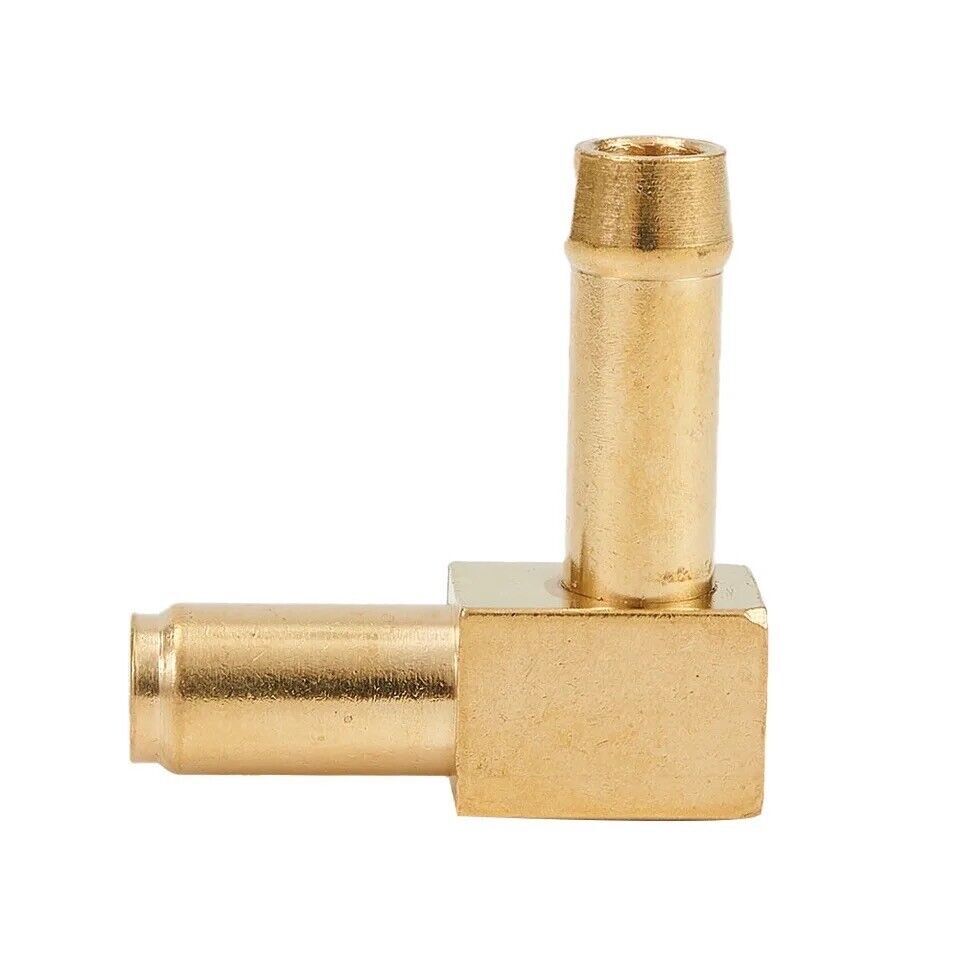 Drag Specialties Brass Fuel Inlet Fitting 1/4 For 84-06 Keihin CV Carb for Harley