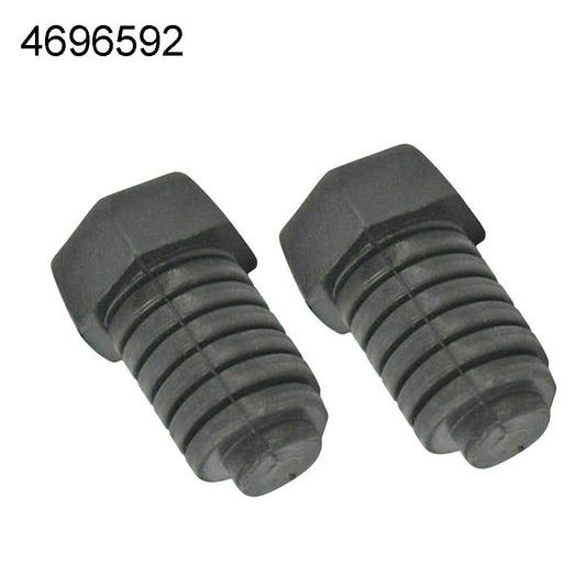2x Hood Stop Bumper Adjuster 4696592 for Jeep for Dodge for Chrysler for Ram