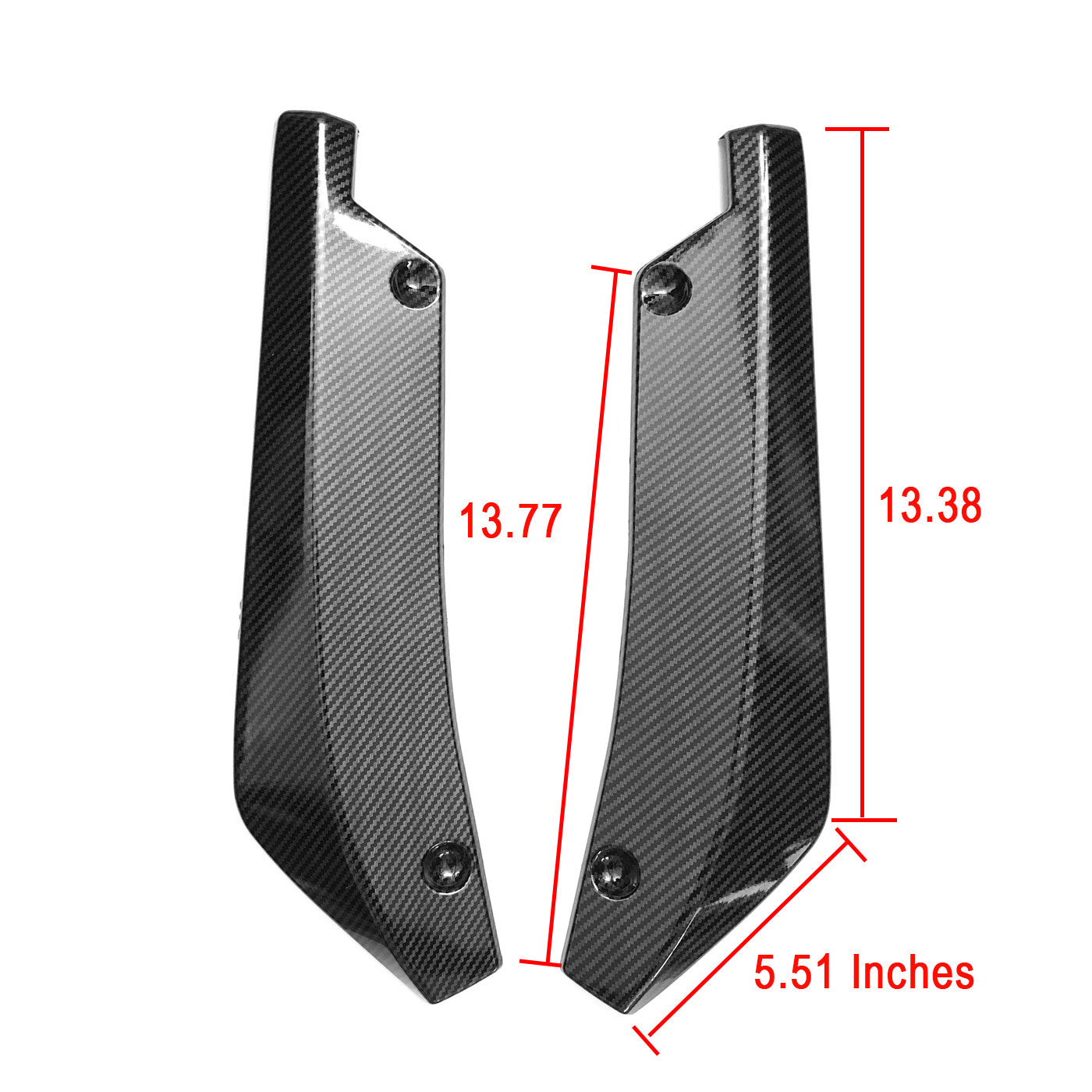 for Honda for Civic JDM Sport Carbon Fiber Rear Bumper Diffuser Splitter Canard Lips
