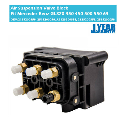 Air Suspension Valve Block Fit for Mercedes ML280 300 320 350 450 W164 2123200358