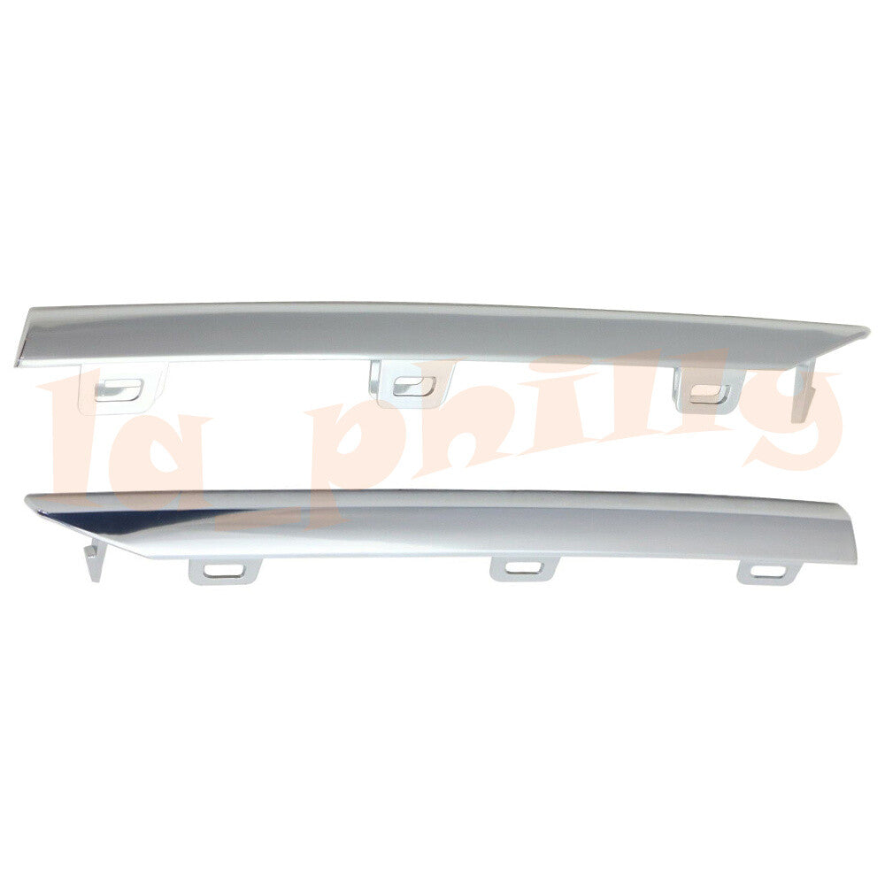Front LHRH Side Bumper Trim Bezel Insert Fit for Cadillac 2013-2014 ATS Chrome