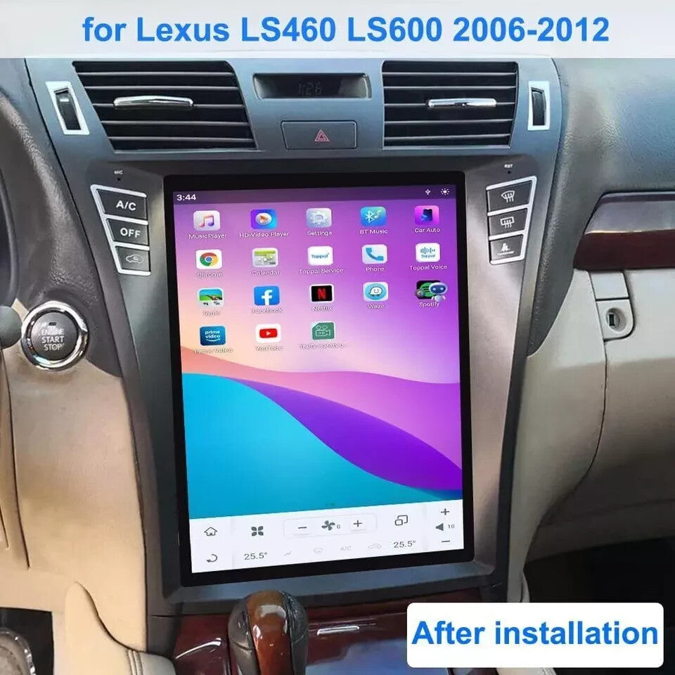 12.1 Android Navigation Car Gps for Tesla Style for Lexus Ls460 Ls600h 09~12 Radio