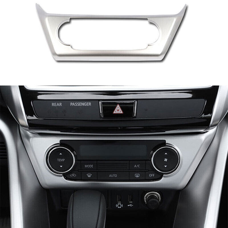 for Mitsubishi Eclipse Cross 18-23 Matte Silver Air Conditioning Switch Panel 1X