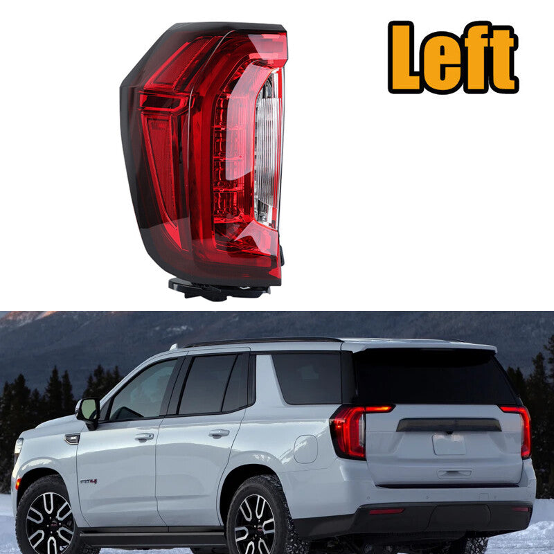 Left DRIVER Side Rear Brake Tail Light Lamp for GMC for Yukon 2021-2024 LED 1PCS