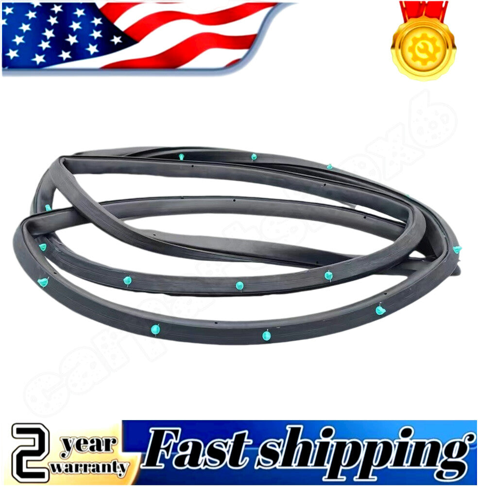 2P Front L  R Opening Weatherstrip Sealing Rubber for Honda Accord Sedan 1998 - 2002