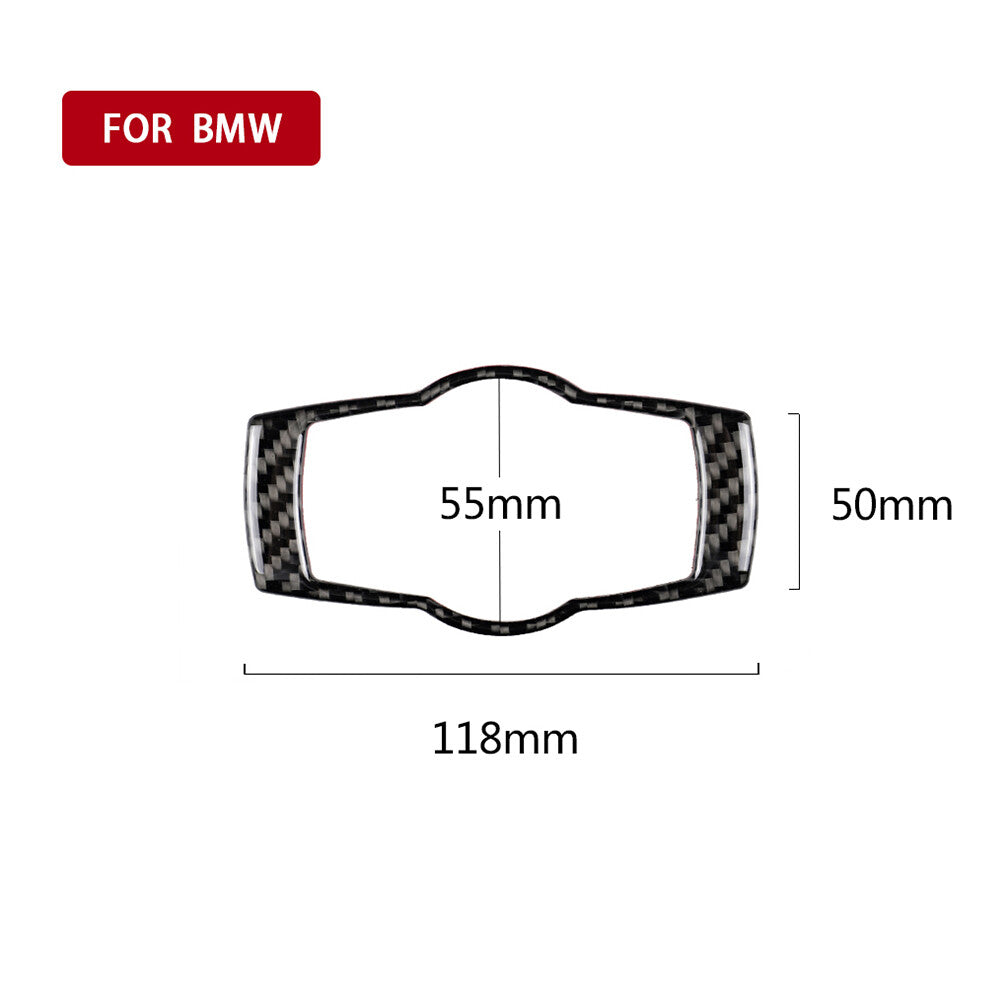 for BMW E90 E92 2008-2012 carbon fiber headlight switch button trim