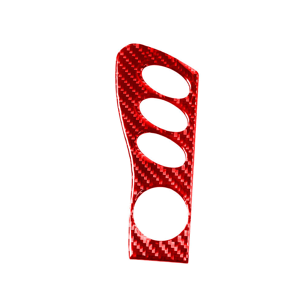 Red Carbon Fiber CD Control Panel Cover Trim for Porsche Boxster / 996 1998-2002
