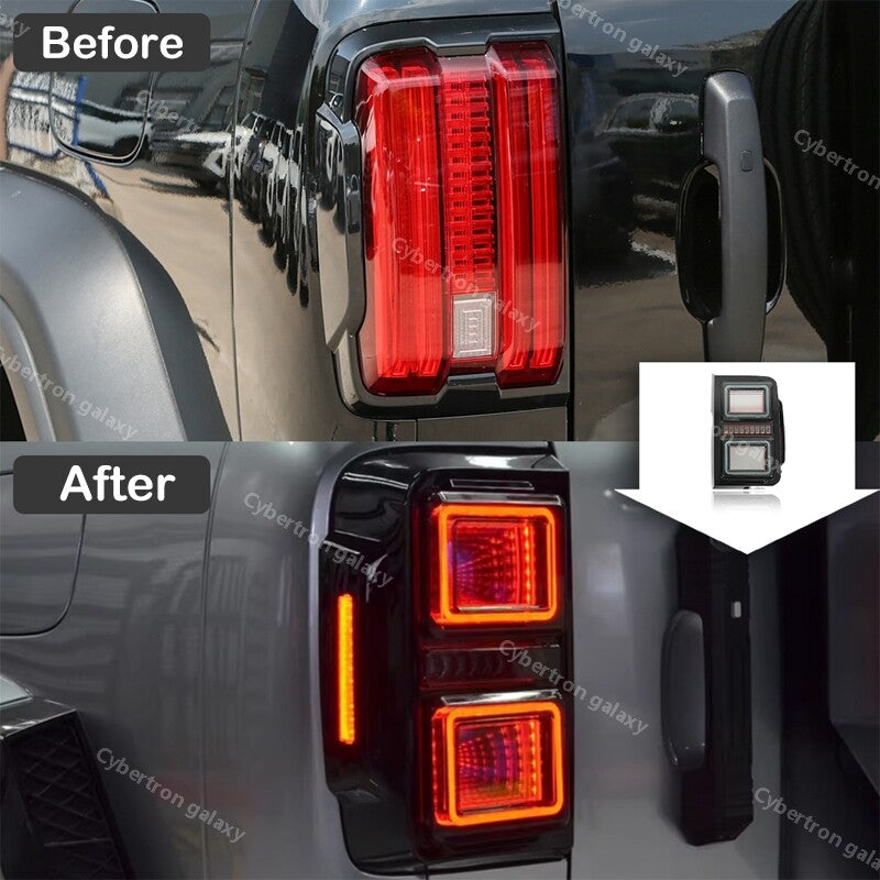 1 pair of LED taillight assemblies for Great Wall Tank 300 2021-2024