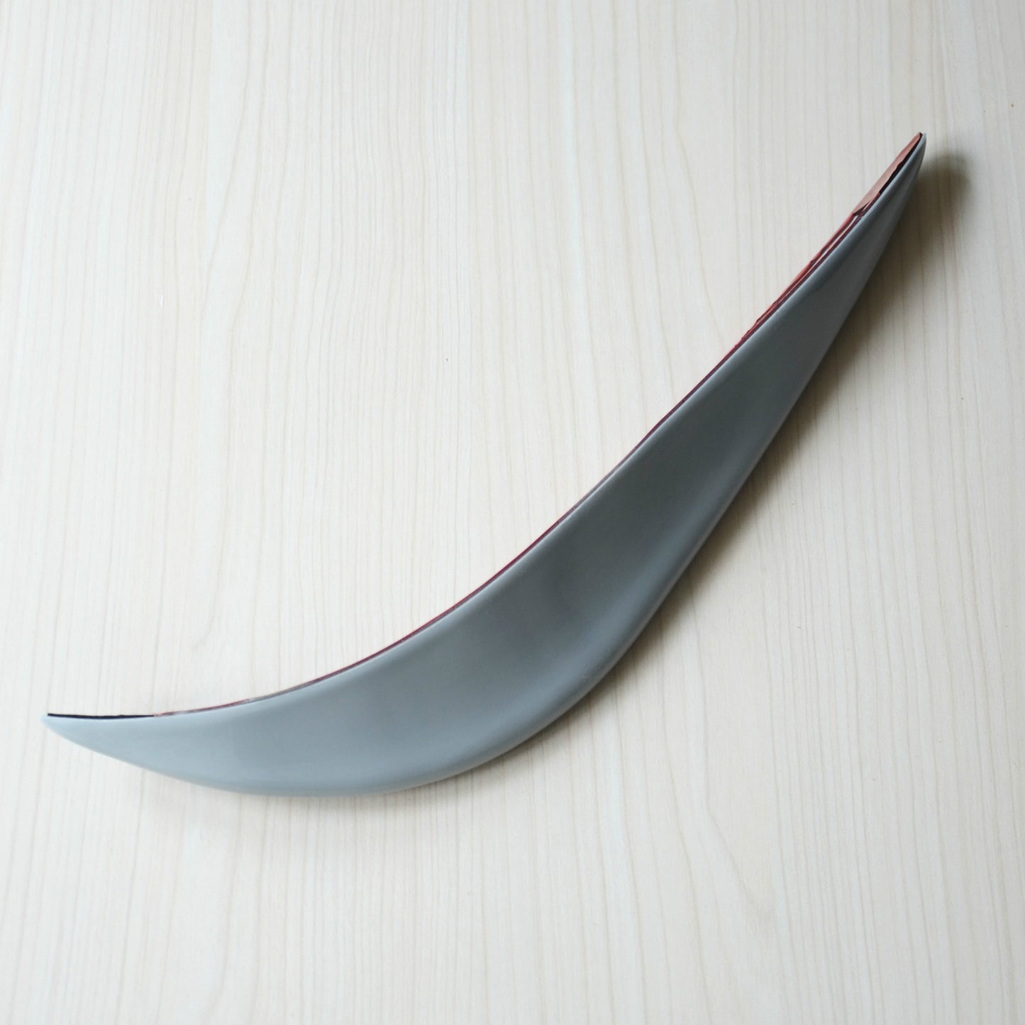 Car Grey Streamline Front Back Bumper Anti-rub Guard Cover Sticker Protector Pad