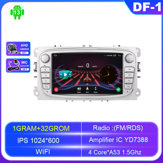 Android Car Radio for Ford Focus S-Max Mondeo 9 Galaxy C-Max Video Player GPS 4G