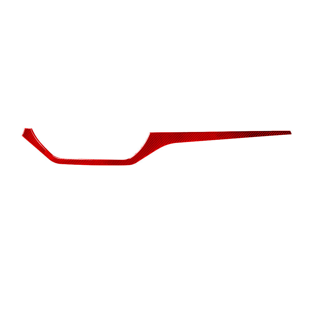 Red Carbon Fiber Center Dashboard Strip Cover Trim for Nissan Altima 2019-2022