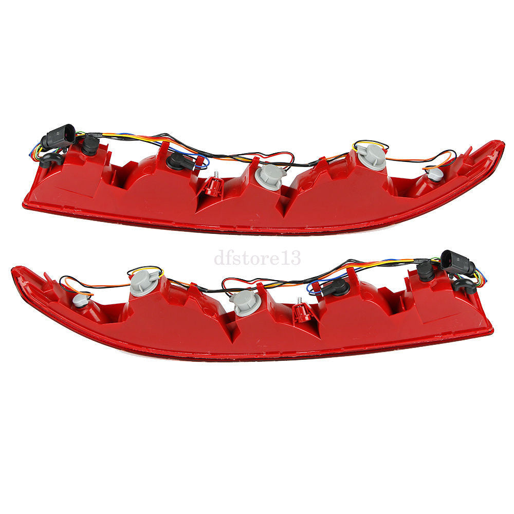 2-piece rear bumper light reflector and tail fog light housing for Audi Q7 (Left + Right -)