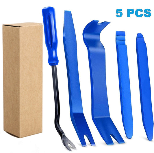 5-Piece Car Radio Door Panel Fastener Automatic Trim Removal Tool Kit