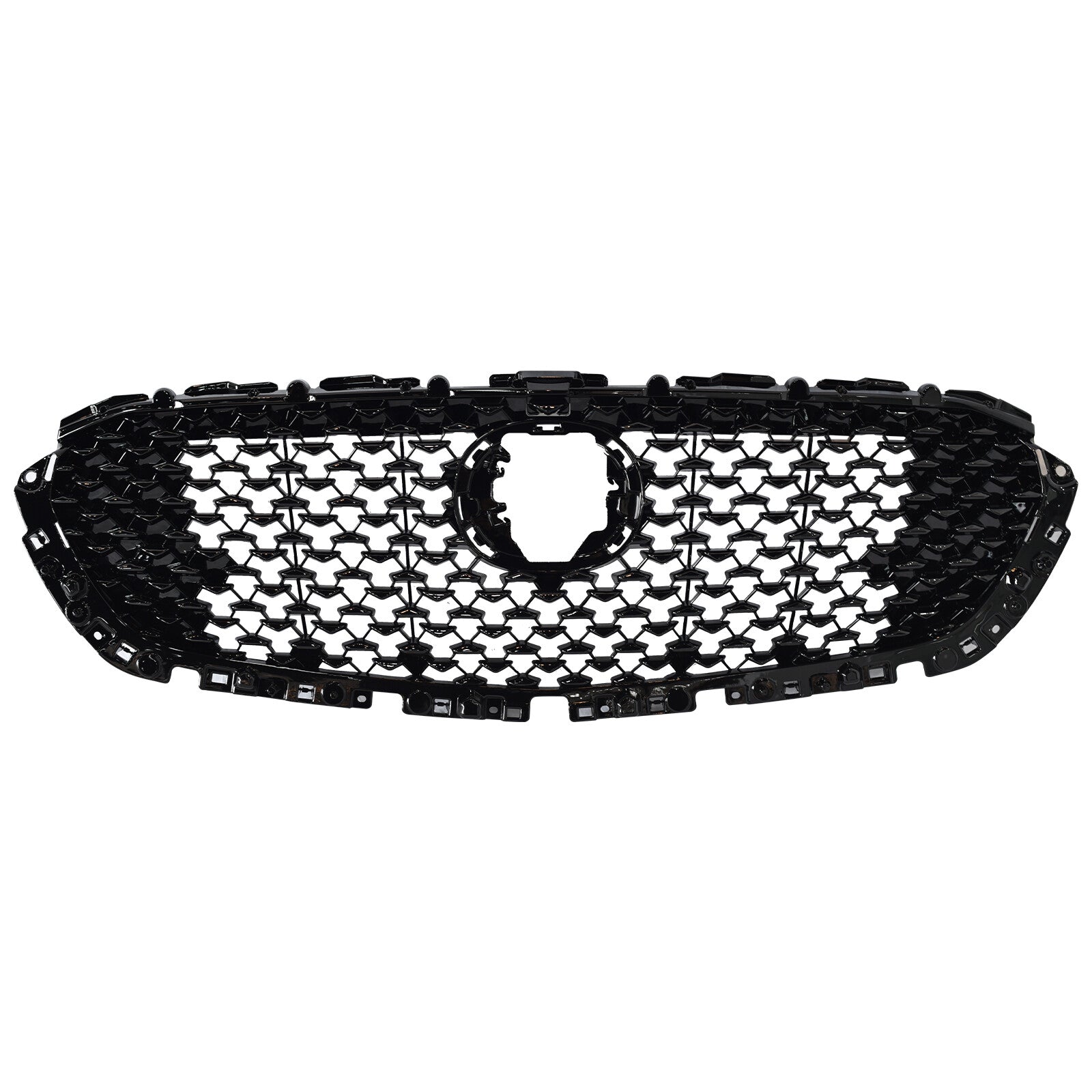 For 2020-2023 for Mazda CX-30 Gloss Black Front Grille Molding Front Grille Trim