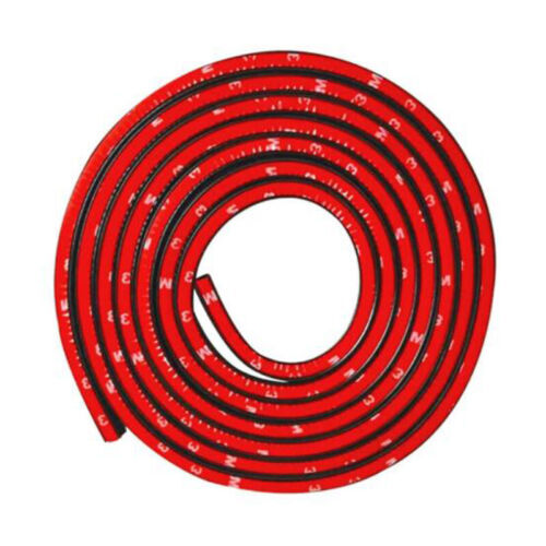 10-foot D-shaped rubber car door seal with hollow edge guard Weatherstrip - Universal