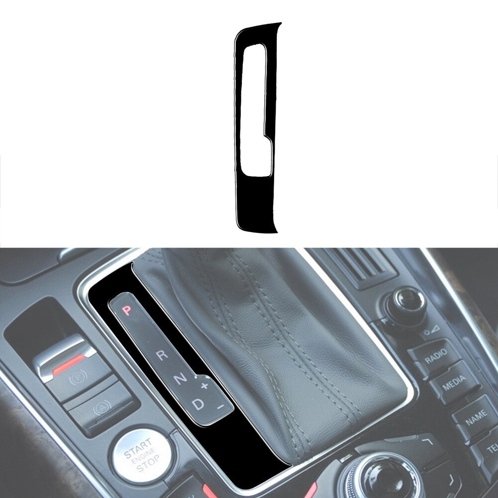 Gloss Black Interior Gear Shift Outer Frame Trim Cover for Audi Q5 2009-2017