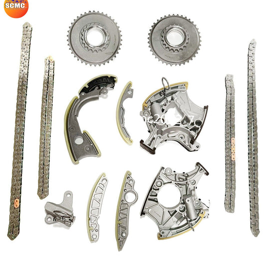V6 Control Chain Kit With Chain Tensioner for AUDI A4 A6 for A8 2.4 3.2L AUK BKH BPK