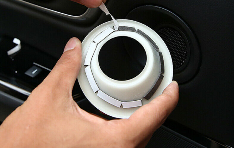 Inner Door Speaker Ring Cover Trim 2X for Honda CRV CR-V 2017-2022 Matte Silver