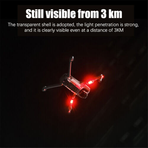 Fit For GSXR600/750/1000 LED Strobe Warning Light Flashing Emergency Signal Lamp