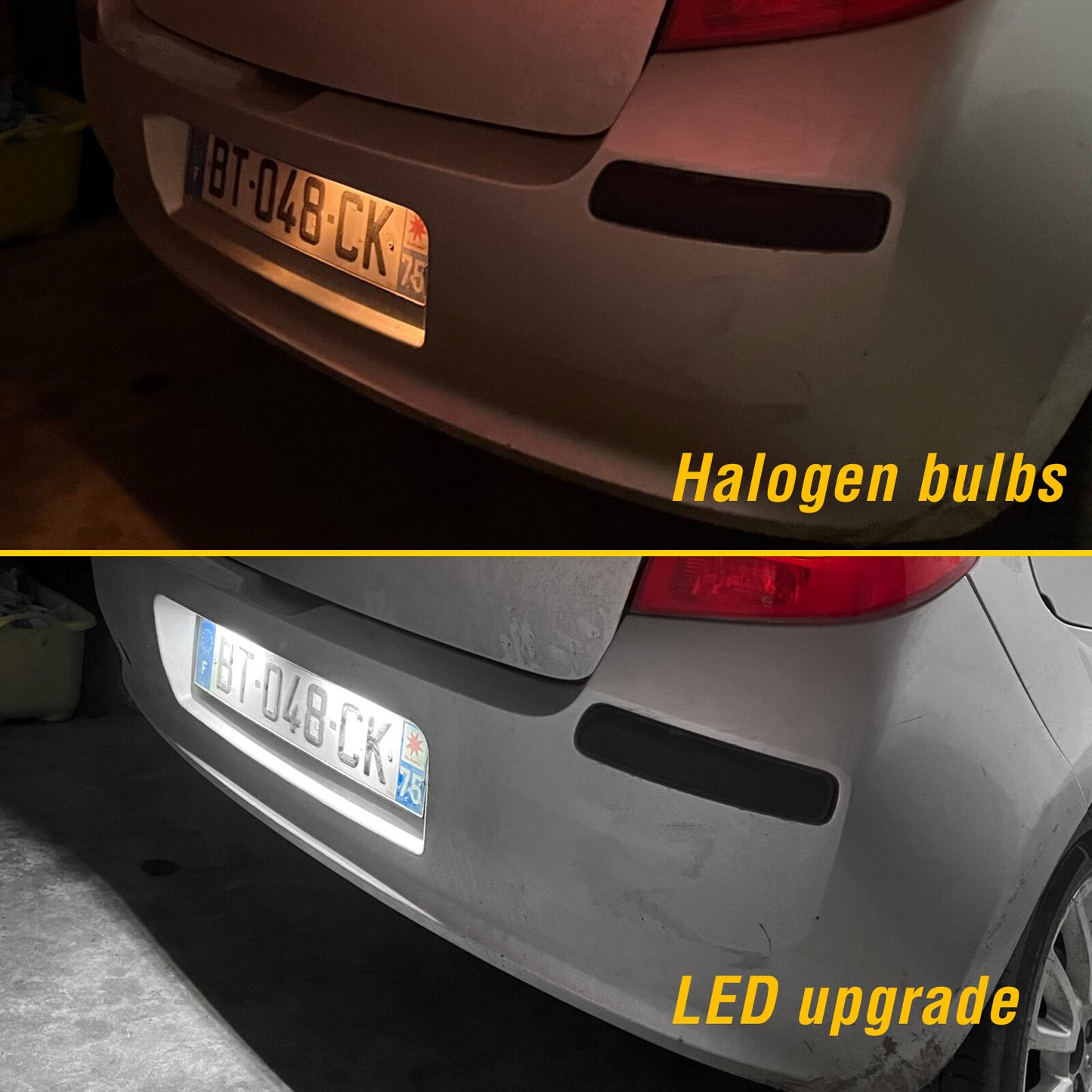 18 LED License Number Plate Light for Renault Twingo Clio Megane Laguna Espace
