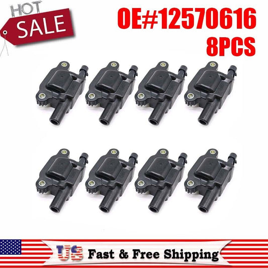 8X 12570616 Ignition Coil for CHEVROLET for GMC for HUMMER for ISUZU for PONTIAC for SAAB for CADILLAC