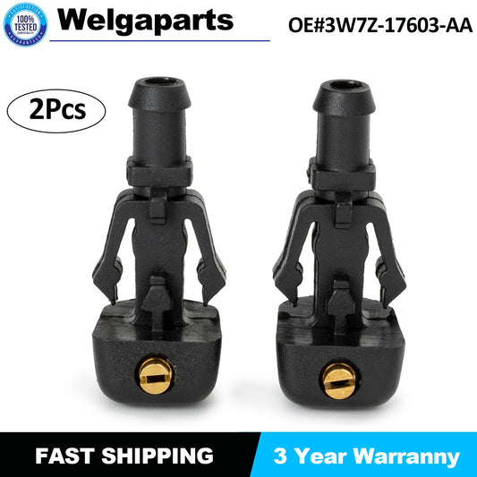 2X Windshield Wiper Washer Spray Jet Nozzle for Ford F150 2004-2014 3W7Z17603AA