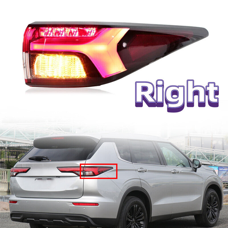 Right for Mitsubishi Outlander 2022 2023 Outer Rear LED TailLight Brake Lamp