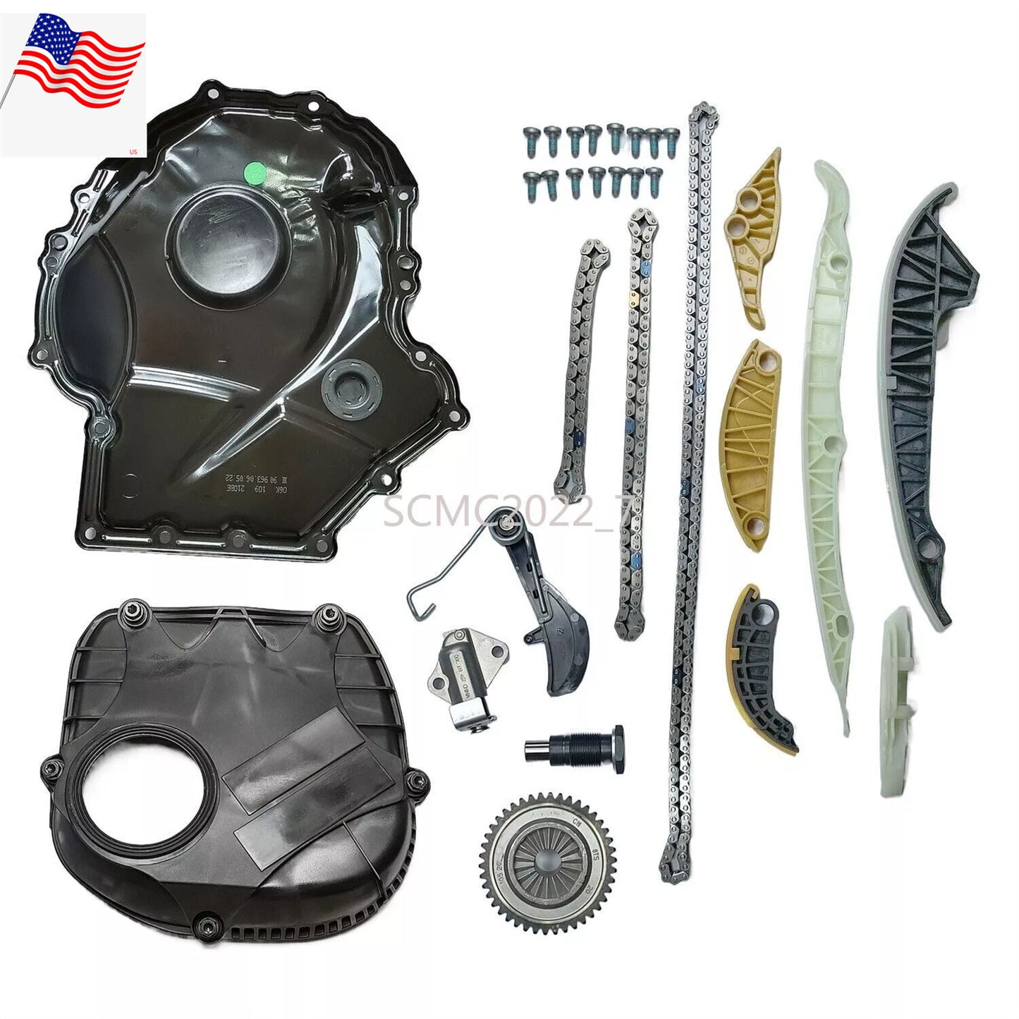 16 Pcs EA888 Engine Timing Chain Kit for VW for Jetta for Passat for Tiguan for AUDI A4 A6 Q5 TT