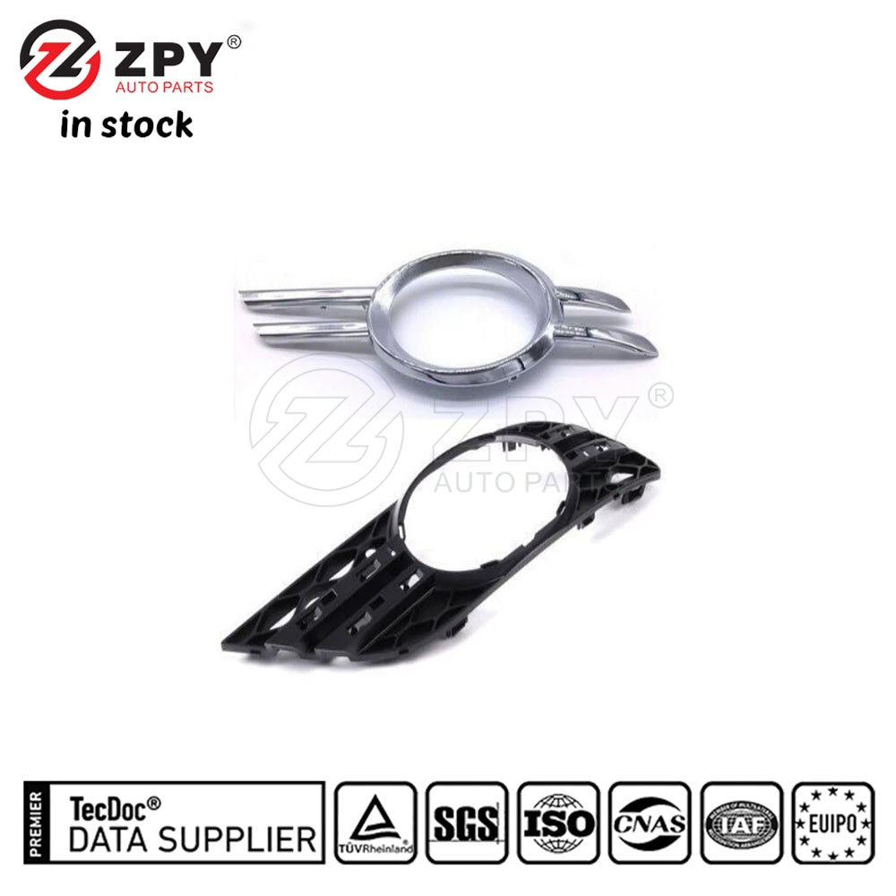 Chrome decorative cover for front fog lamp grille for Mercedes-Benz E-CLASS