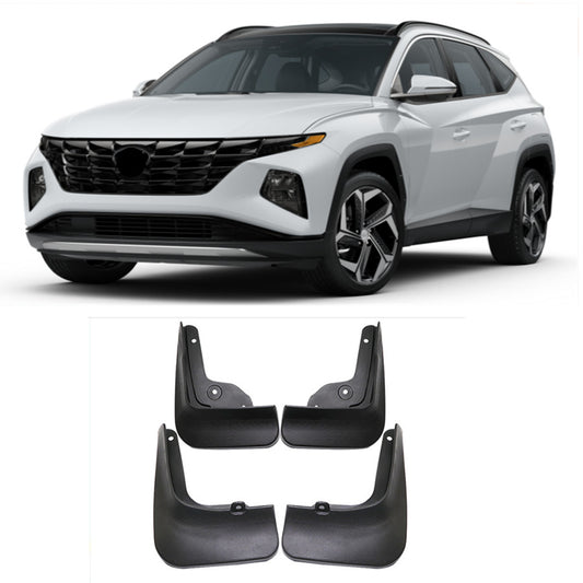 4-piece pack suitable for 2022 for TUCSON for Hyundai MUD FLAP FLAPS SPLASH GUARDS MUDGUARDS