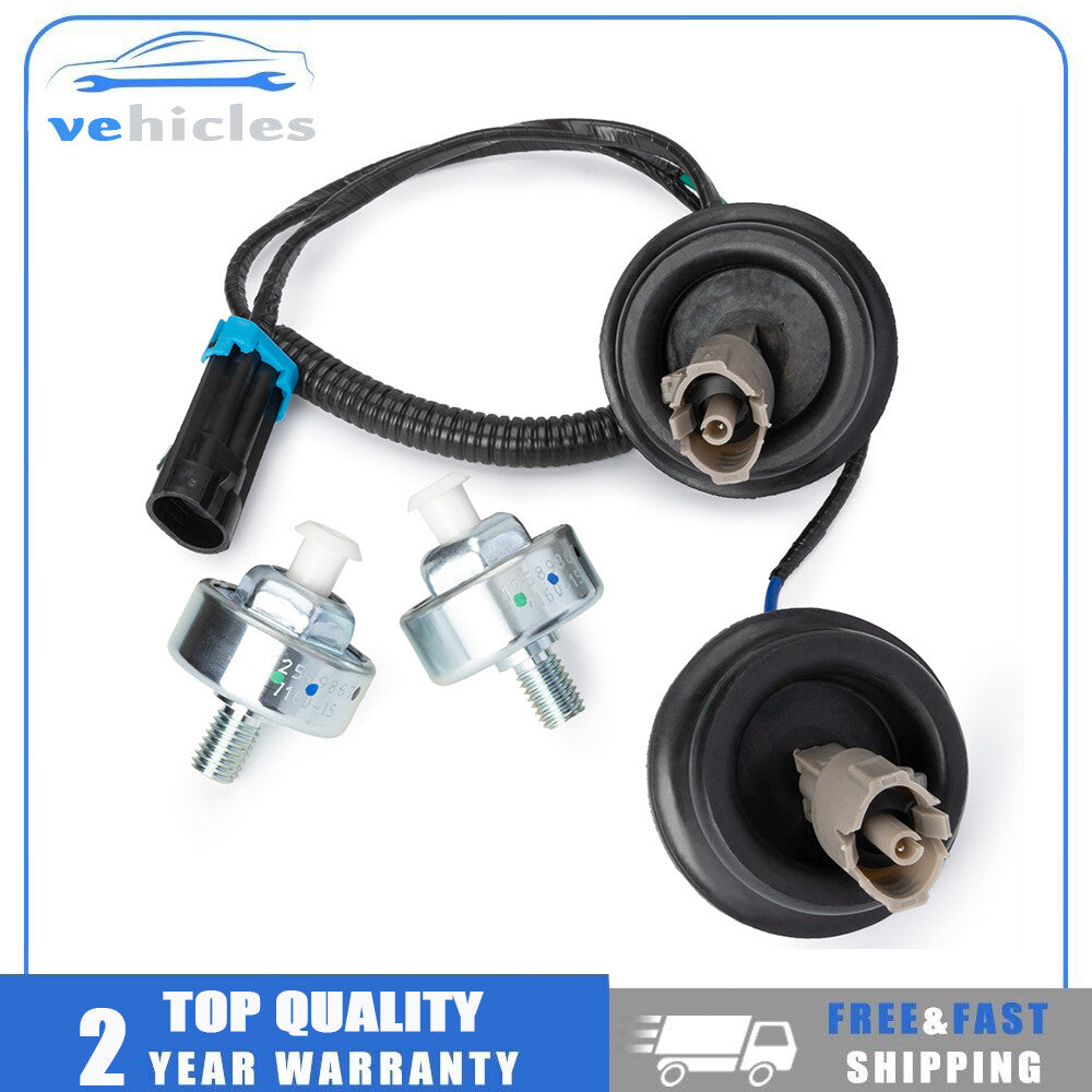 Knock sensor with wiring harness suitable for Chevrolet for GMC 1500 2500 4.8/5.3/6.0L 2002 2003-2007 EXD