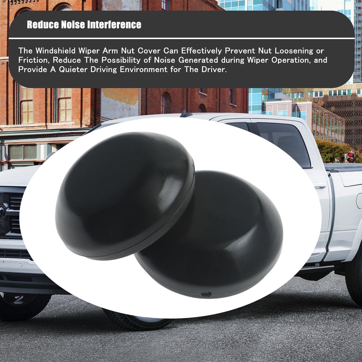 2 x Wiper Blade Nut Cap Cover for Jeep Grand Cherokee Compass Liberty for Wrangler