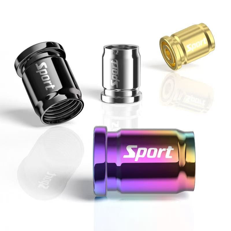 4pcs Universal Car Tire Valve Caps Tyre Valve Stem Cover Air Dust Wheel Rim Caps