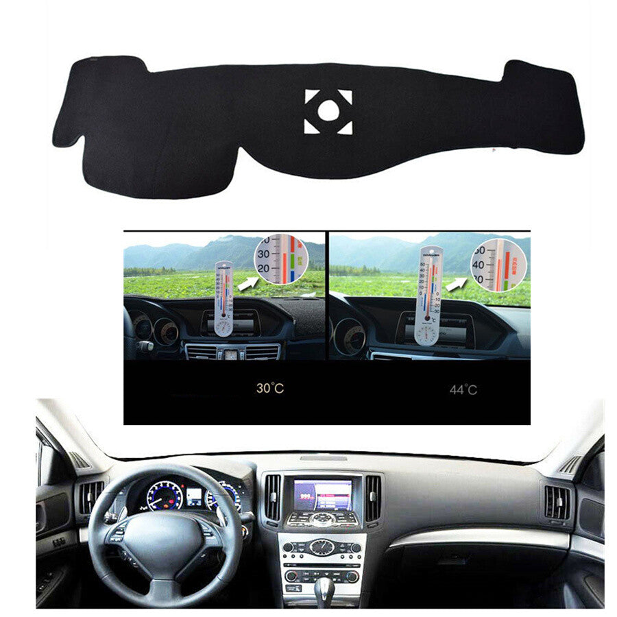 for Infiniti G25 G35 G37 2008-2013 Car Black Dash Mat Dashboard Cover Dashmat US