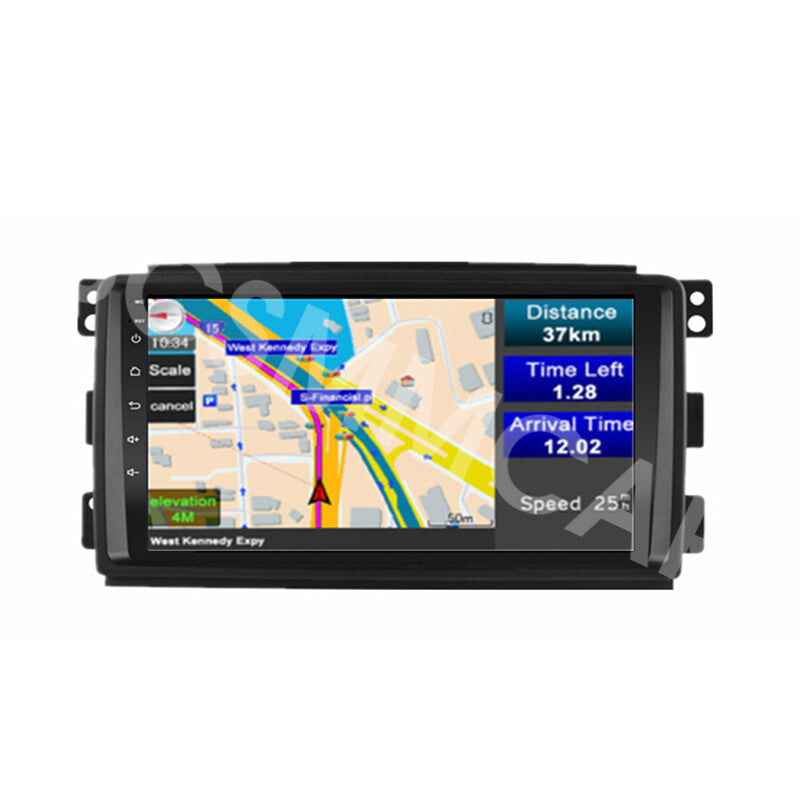 4+32G Android 14 Car Stereo Radio Player Fit for Smart Fortwo 2005-2010 GPS WIFI