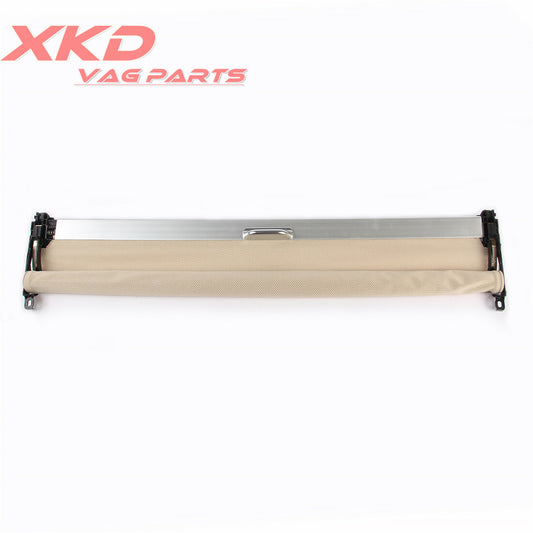 Beige sunroof sunshade curtain assembly suitable for Audi A1 and A3 (2013-2018).