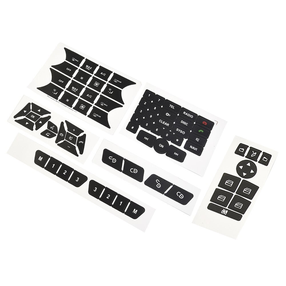 Windo W-Radio sticker for Mercedes 2007-2014 model with push-button door turn signal air conditioning - new