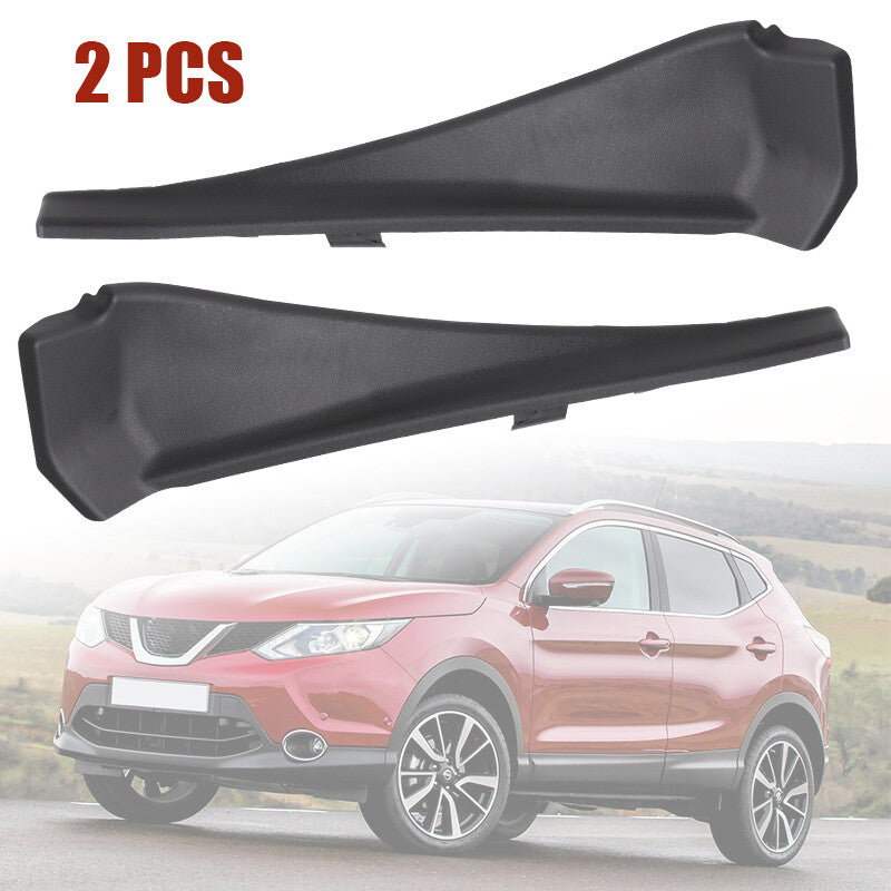 Front Windshield Wiper Side Cowl Extension Cover Trim For 2014-2020 for Nissan Rogue