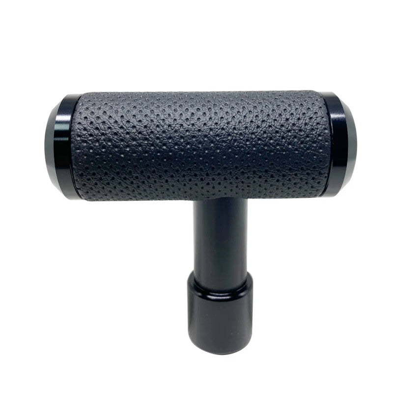 Car Universal Leather Style Aircraft Joystick Shift Knob T Type Shift Lever Knob
