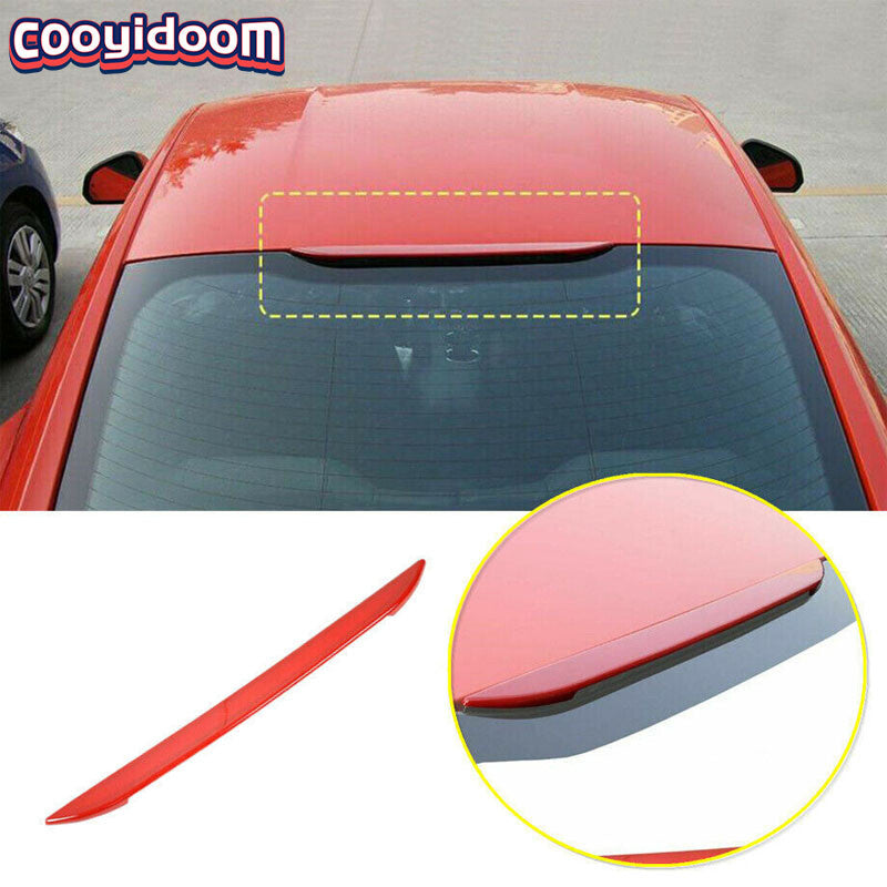 ABS Red Car High Brake Light Decal Frame Cover Trim for Ford for Mustang 2015-2021