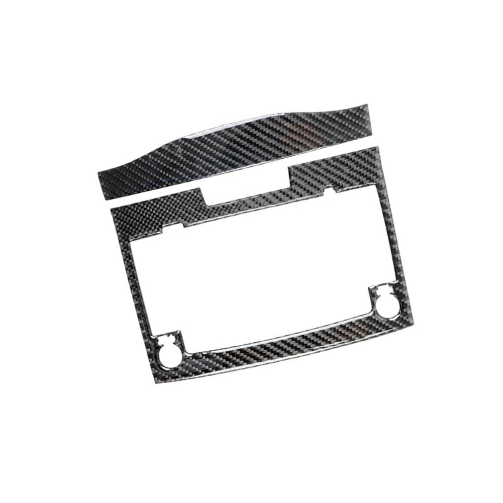 Carbon Fiber Radio With CD Player Frame Cover Trim for Honda CRV CR-V 2012-2014