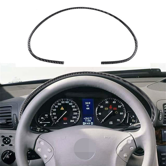 Carbon Fiber Dashboard Speedmeter Panel Trim Fit for Benz C Class W203 2005-2007