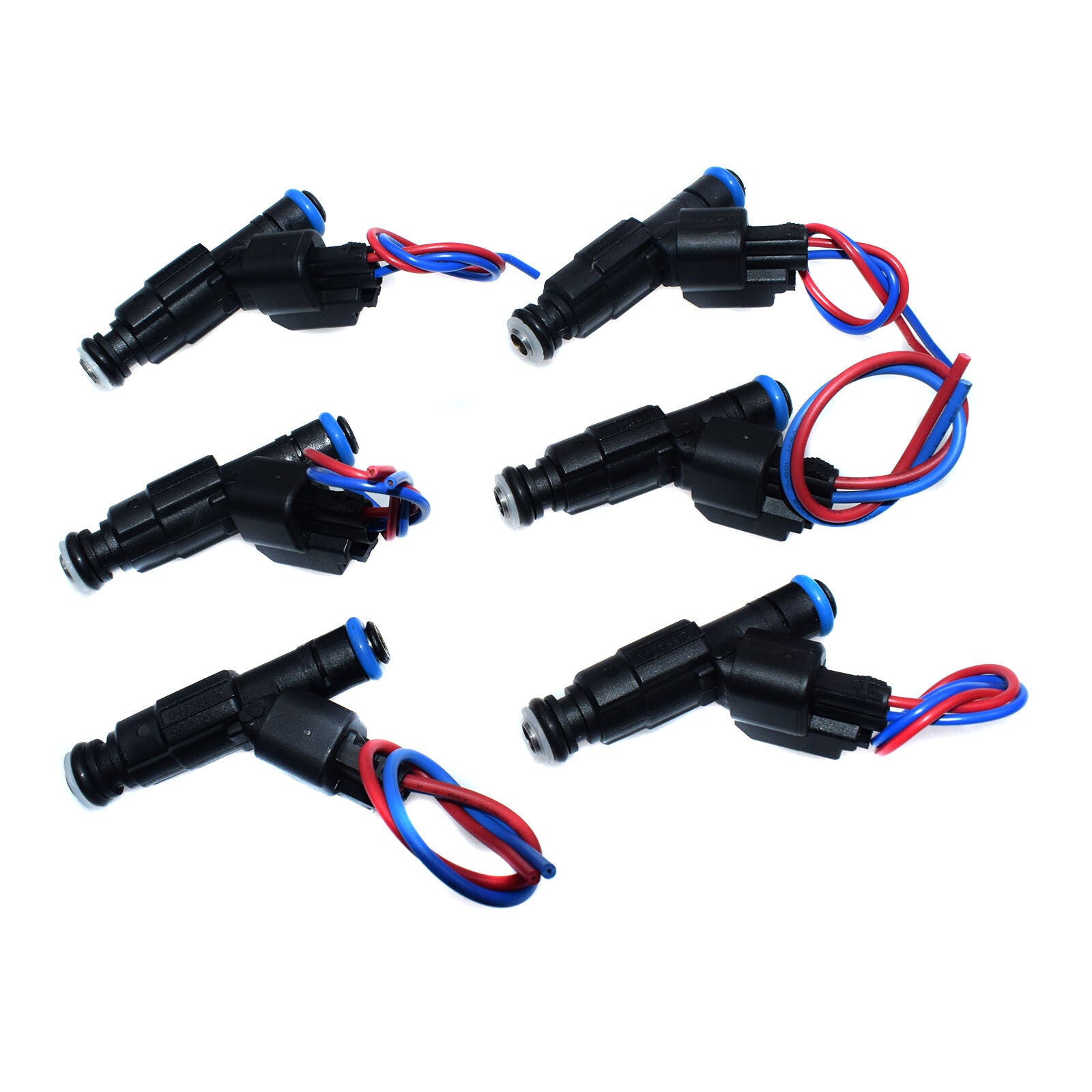 6-piece fuel injector and connector plug set for Jeep Cherokee for Wrangler 0280155784