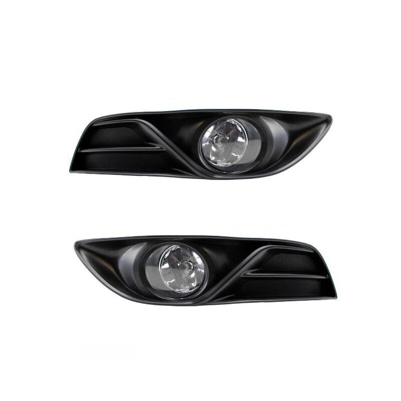 For 2013-2015 for Nissan Sentra Sylphy Pair Fog Lights With Bumper Bezel Covers