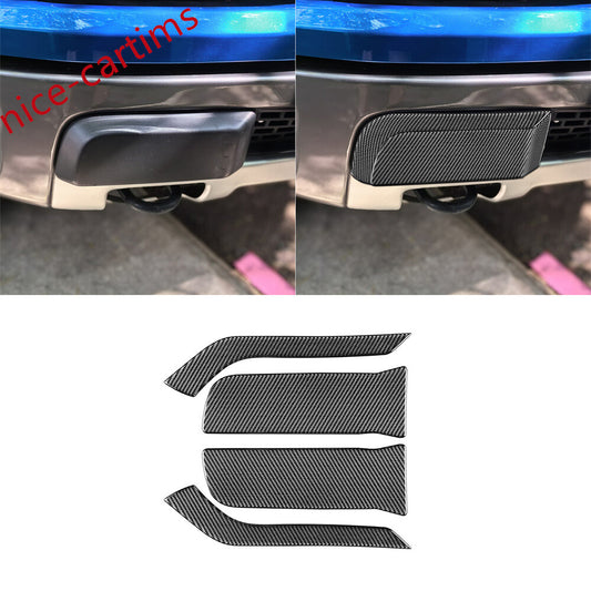 Carbon Fiber Front Bumper Side Lip Panel Cover for Ford F150 2009-14 Accessories