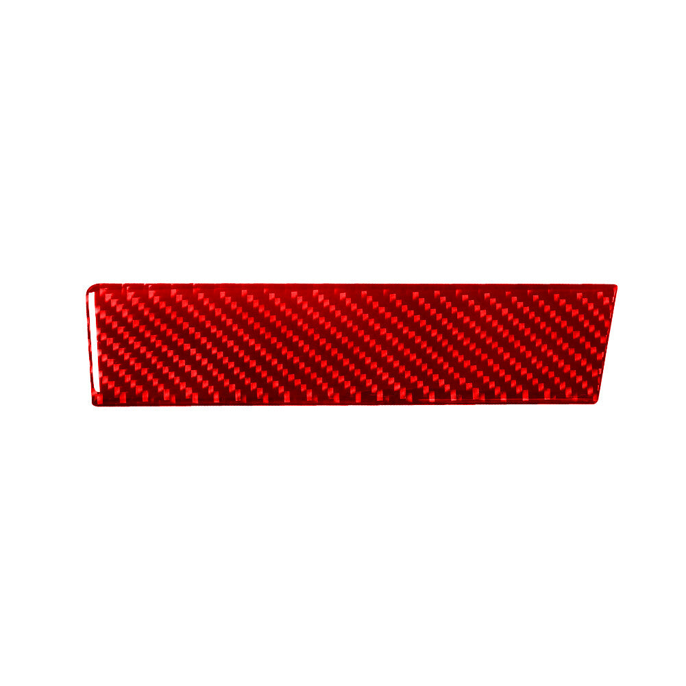 Red Carbon Fiber Central Upper Control Memory for Volkswagen for Tiguan 2013-2017