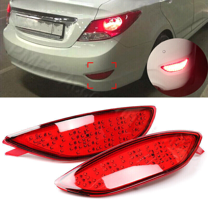 Fit for Hyundai Accent 2008-2015 Rear Bumper Tail Light Parking Brake Light LED