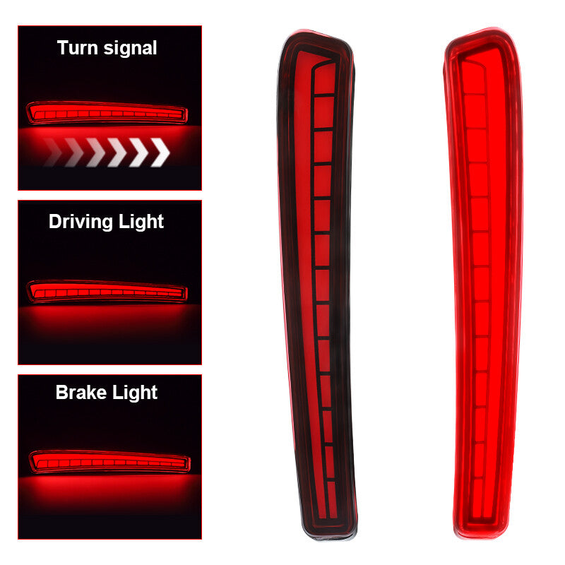 For 2020-2023 for Toyota for Corolla Rear Bumper Fog light LED Tail Brake Signal Lights